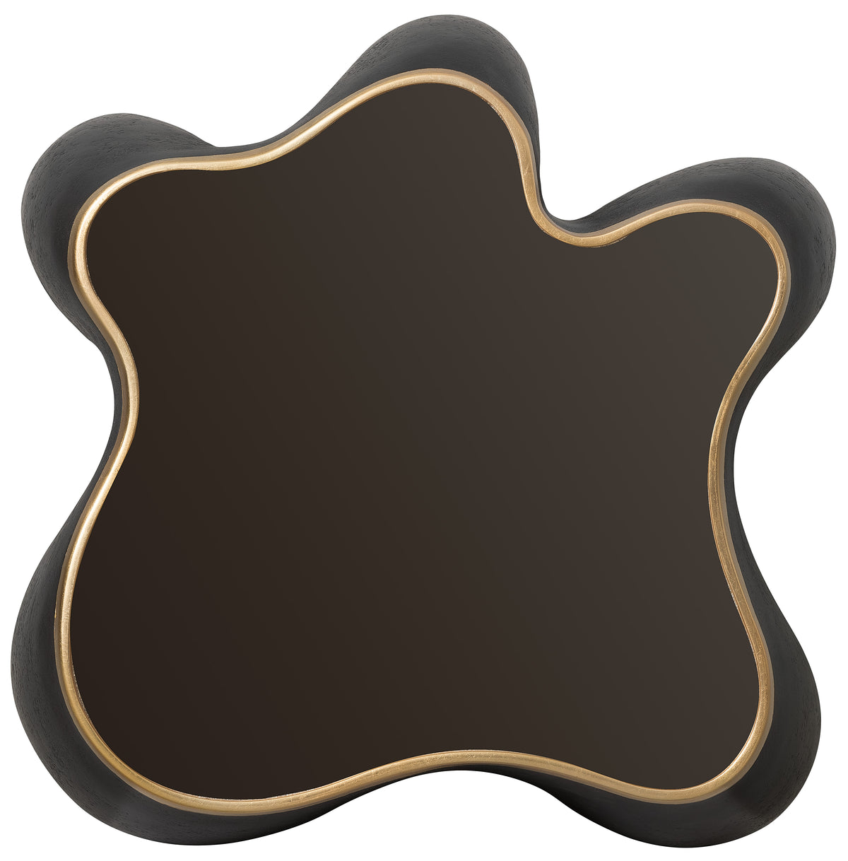 a black and gold star shaped object
