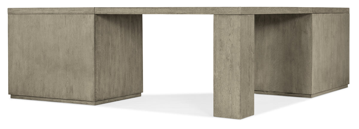 a wooden table with a white background