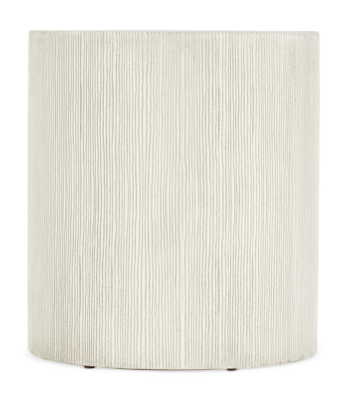 a white cylinder shaped lamp shade