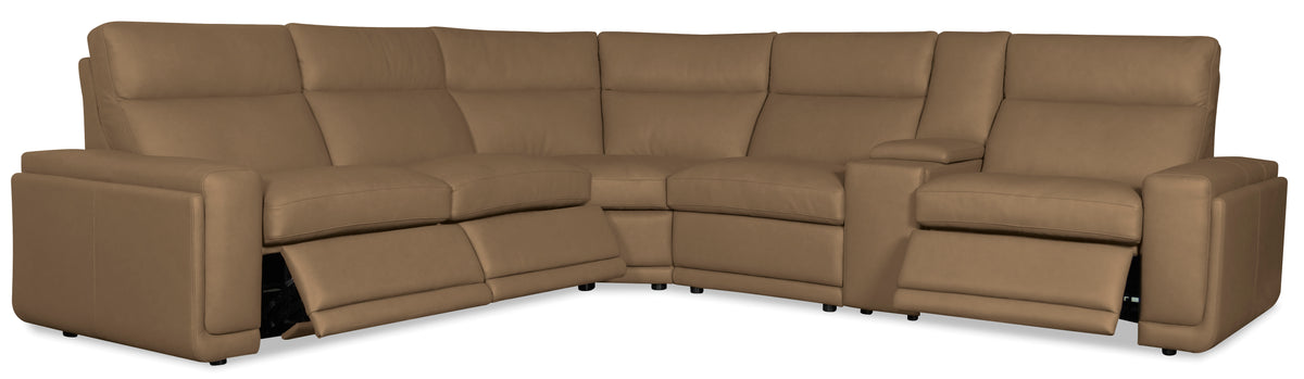 Simone Six-Piece Power Reclining Sectional - Hooker Furniture (HRF-3254)