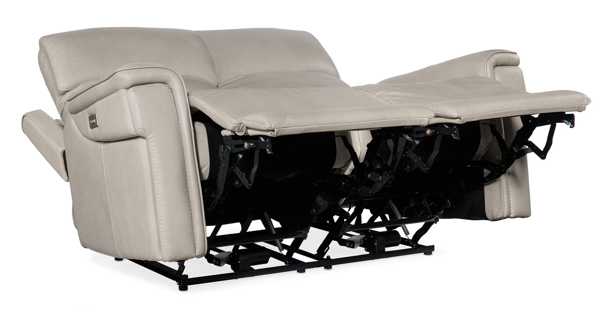 a reclining sofa with a lift