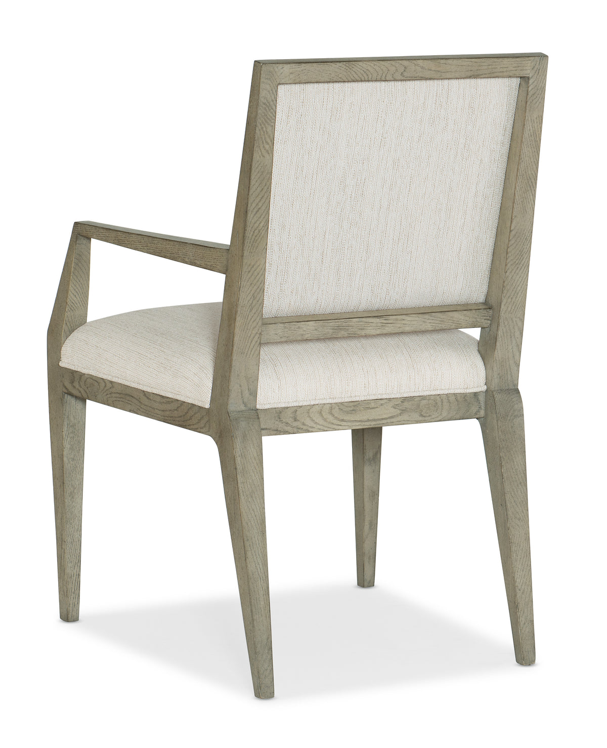 a chair with a white cushion