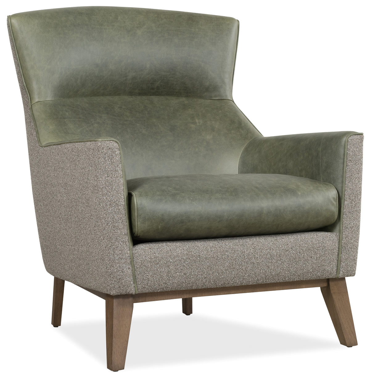 a green and white chair