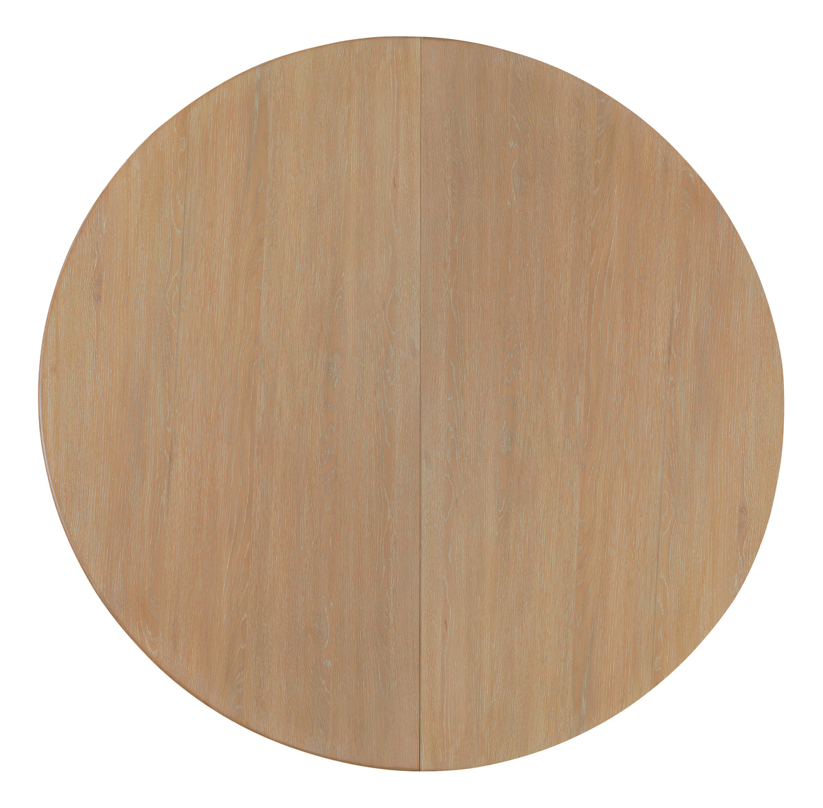 a circular wood surface with a white background