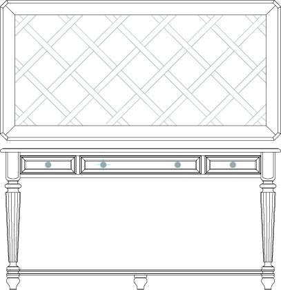 a drawing of a table