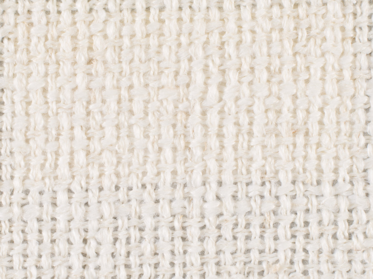 a close up of a white fabric