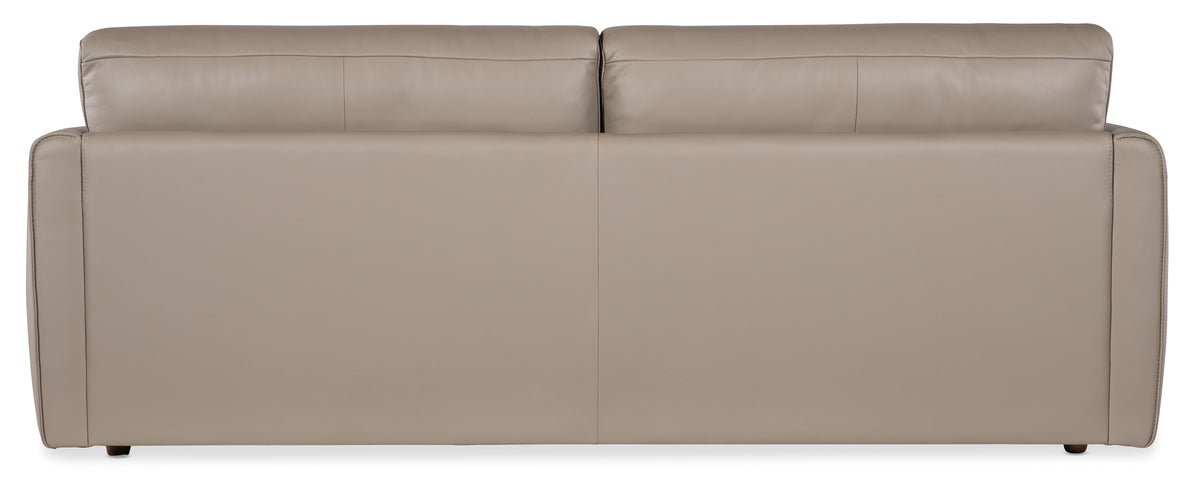 a close up of a couch