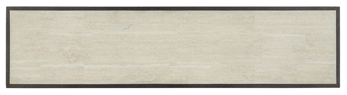 a white rectangular sign with black border
