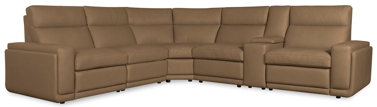 Simone Six-Piece Power Reclining Sectional - Hooker Furniture (HRF-3254)