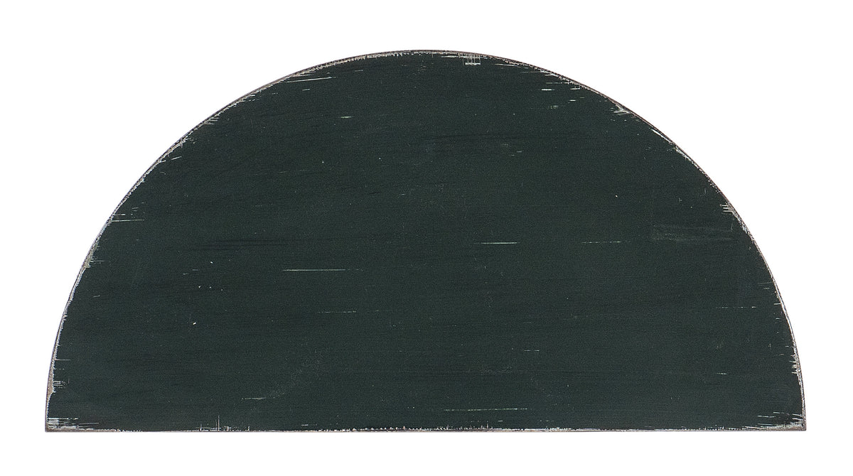 a black circular object with a white background