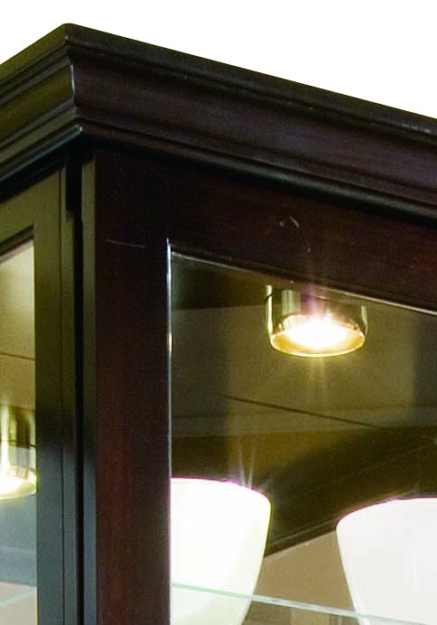 a close-up of a light fixture