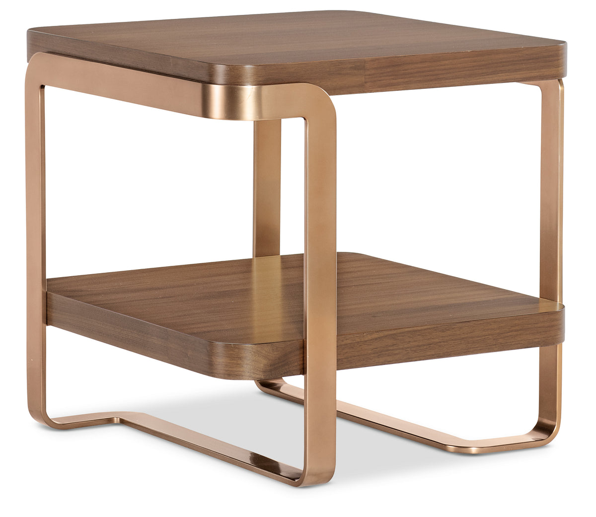 a brown and gold table