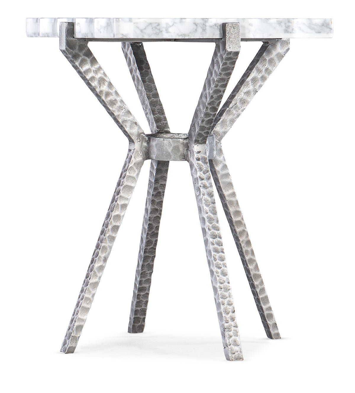 a white marble table with legs