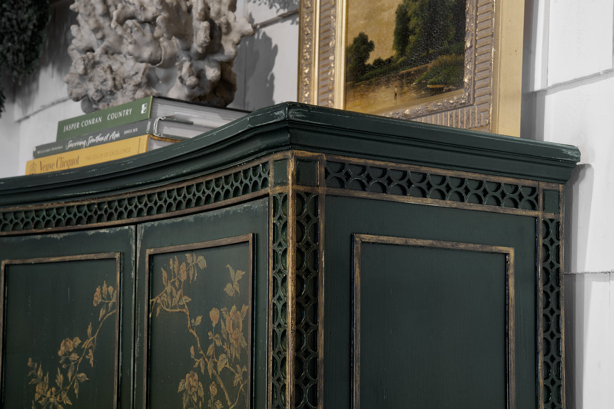 a close up of a cabinet
