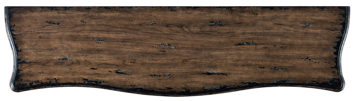 a wooden board with a black border