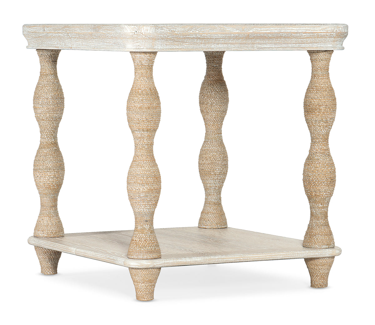 a white table with multiple columns