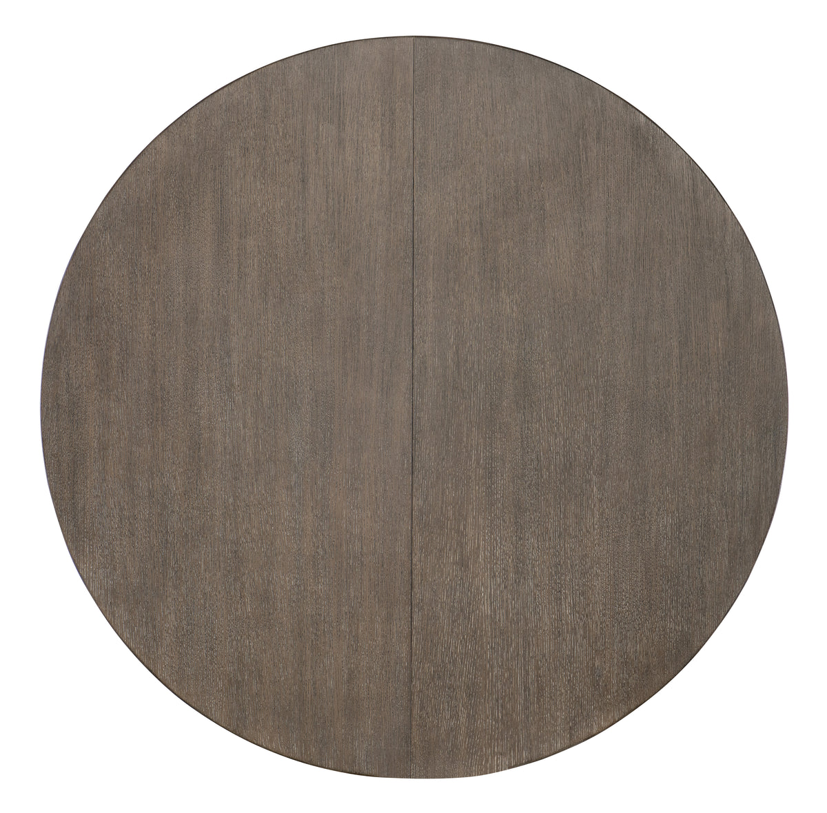 a circular wood surface with a white background