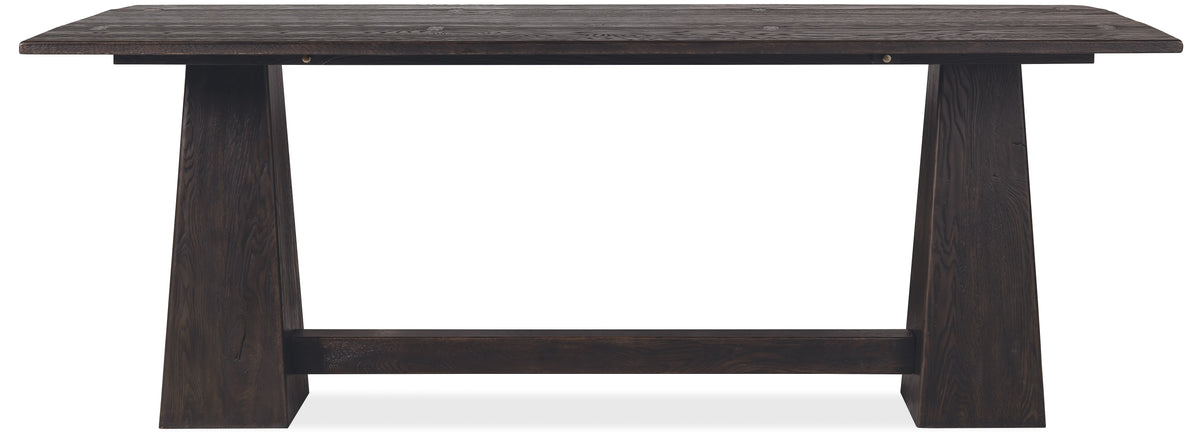 a wooden table with a white background
