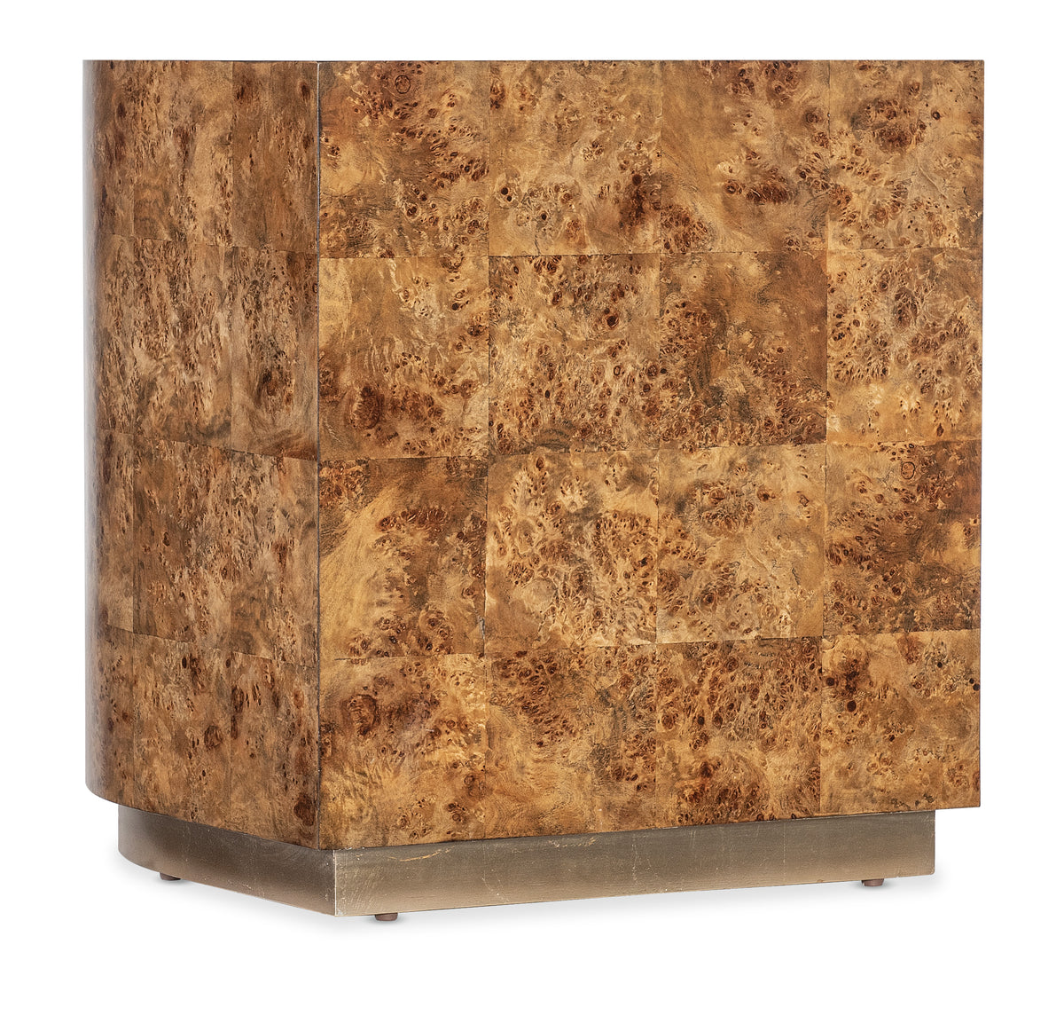 a brown square object with a white background