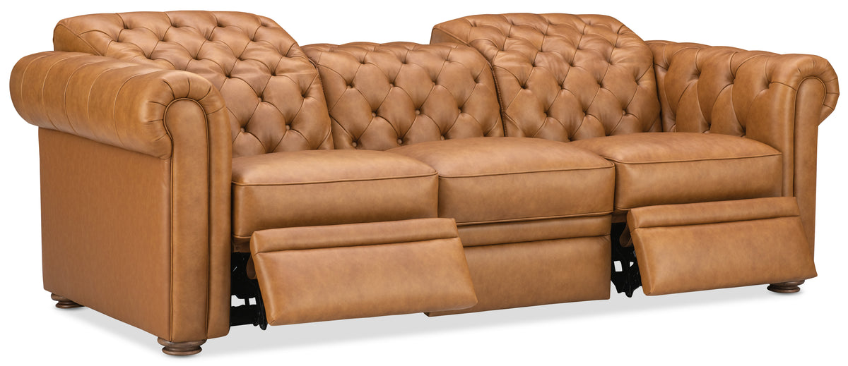 Glover Power Reclining Sofa with Power Headrest - Hooker Furniture (HRF-3249)