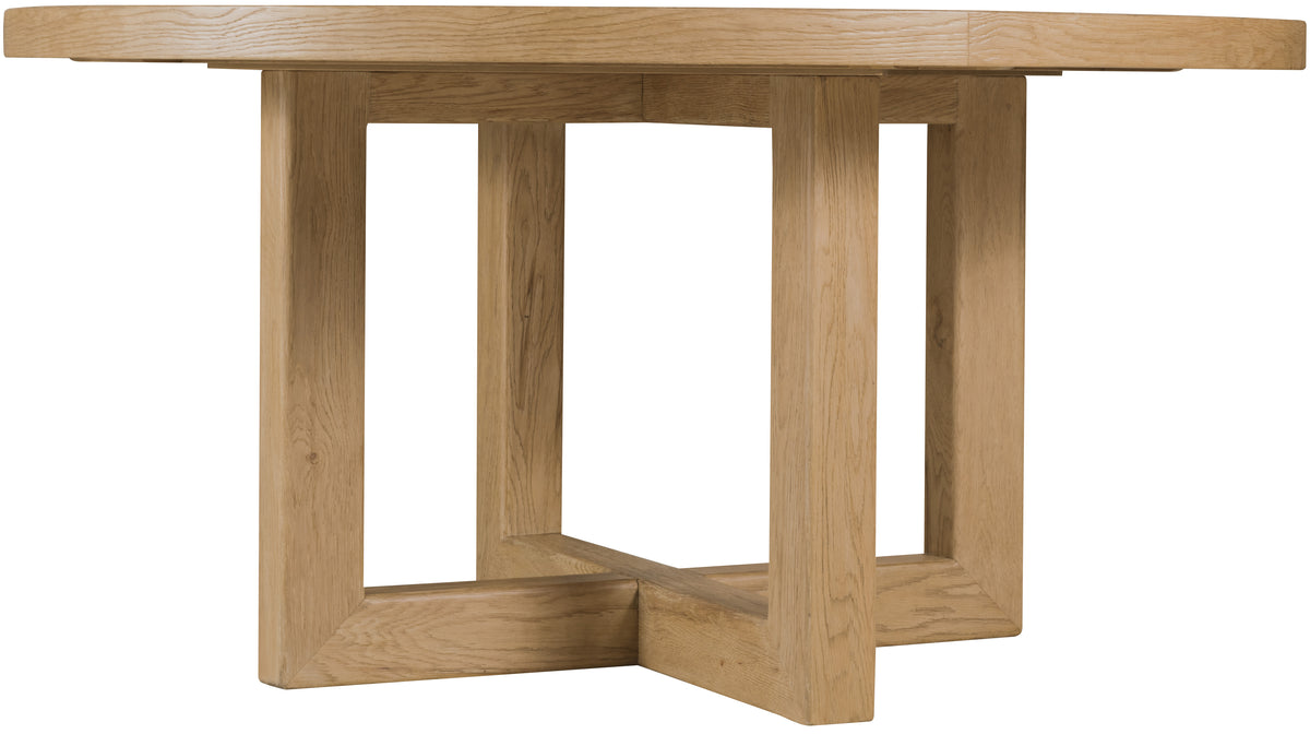 a wooden table with four legs