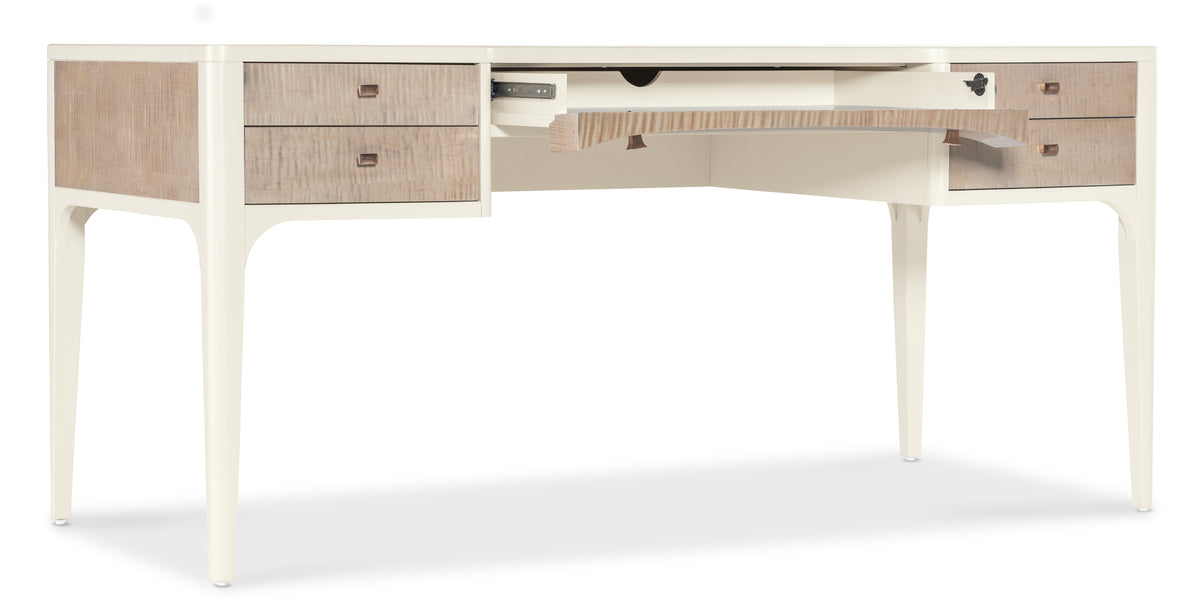 a white desk with drawers