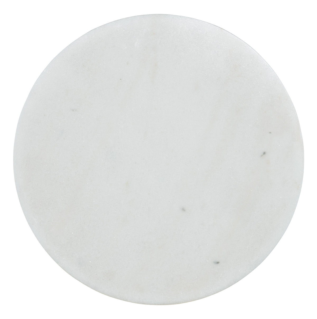 a white circle with black specks