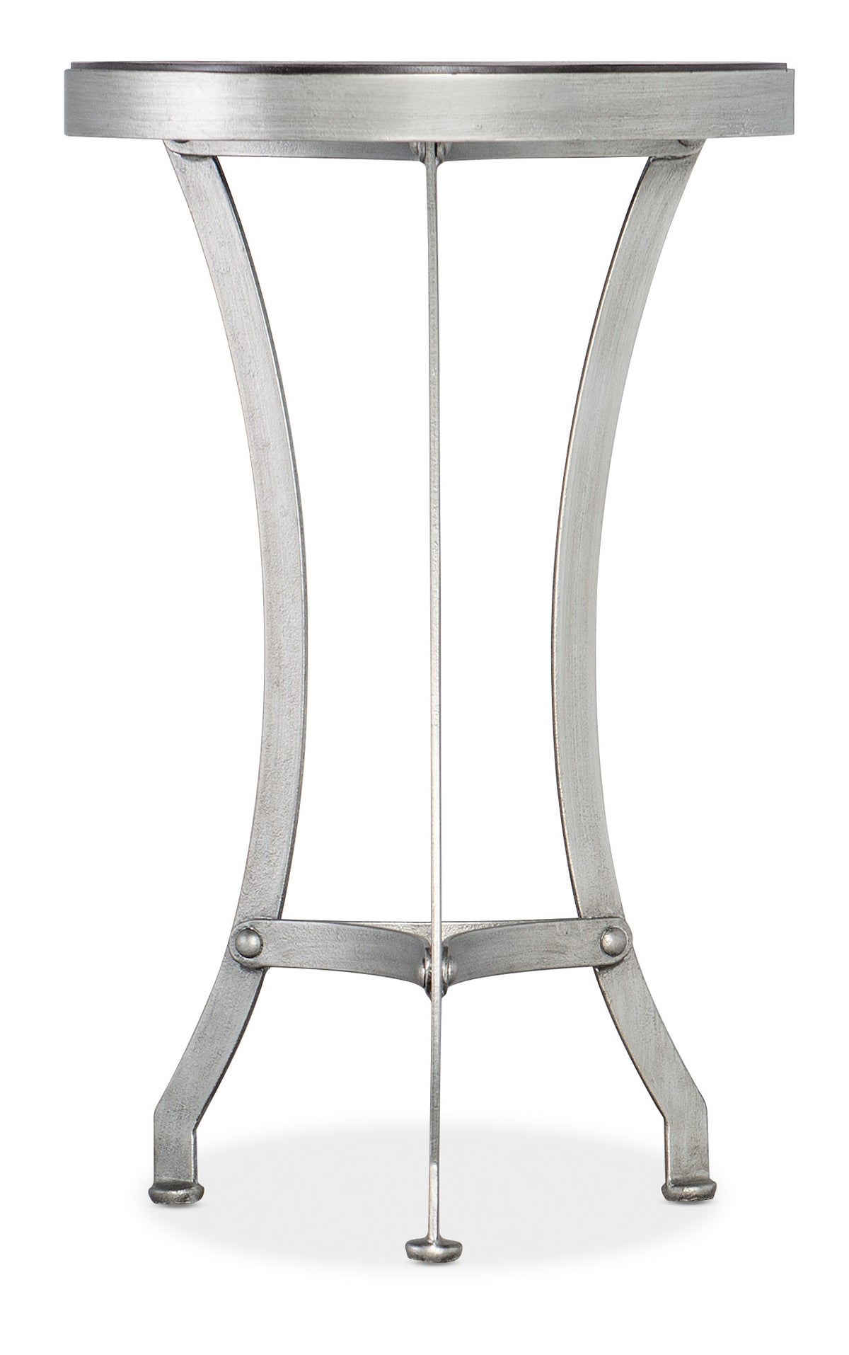 a metal stand with a white background