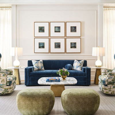 Big Bend Sofa - Lux Peacock