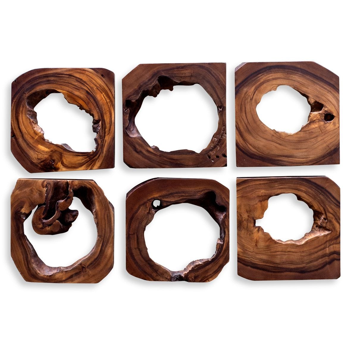 Adlai Wood Wall Decor, S/6