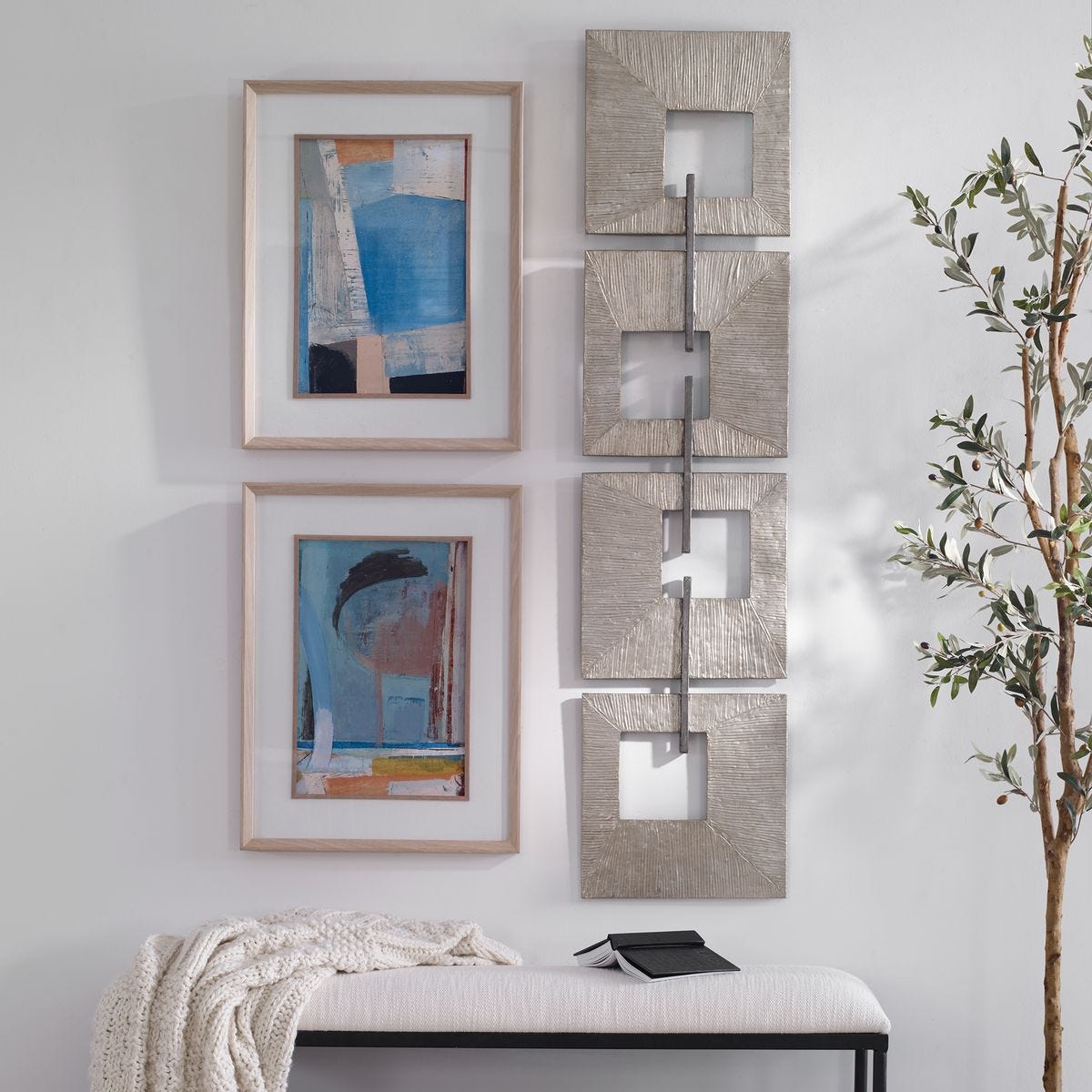 Linked Metal Wall Decor