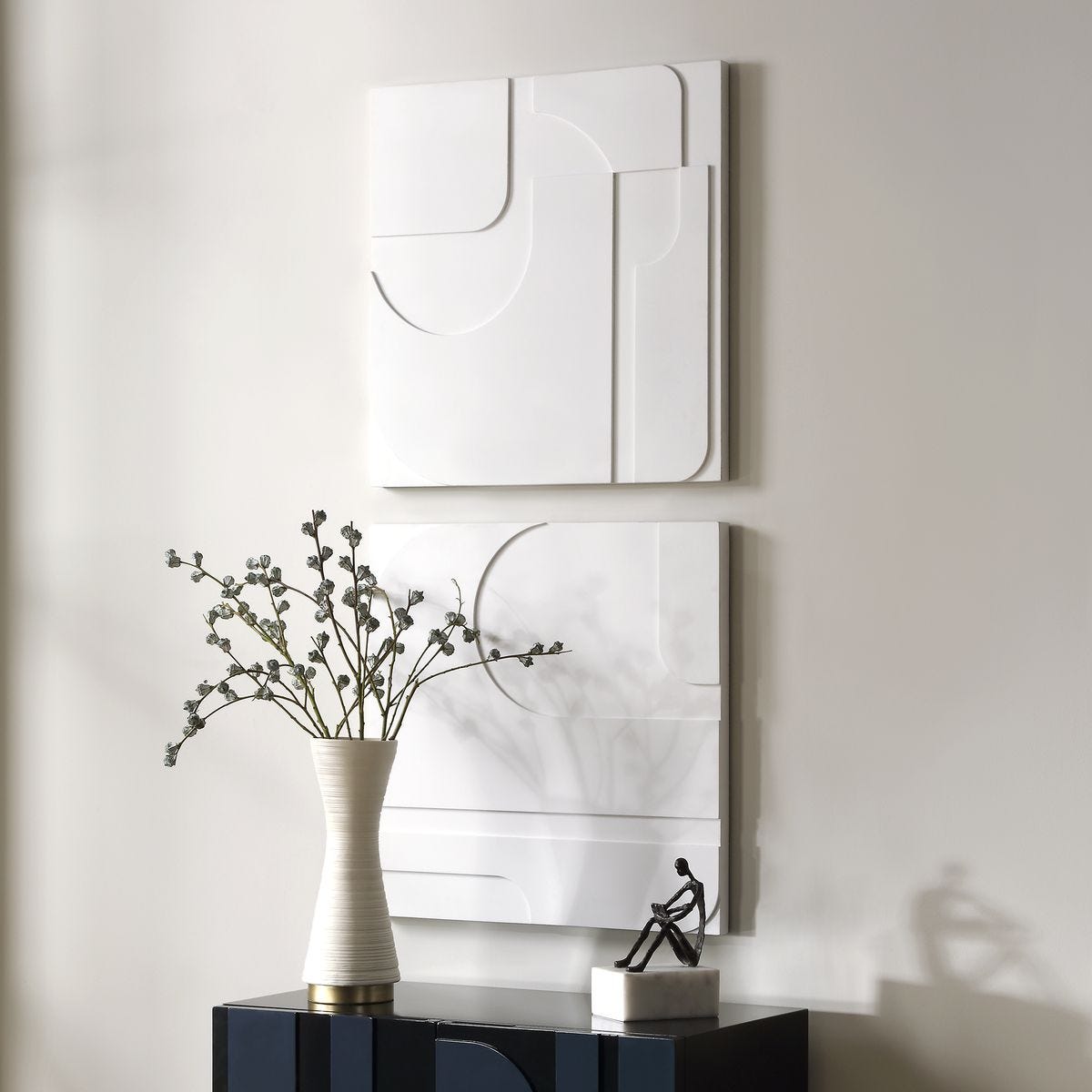 Contours Wood Wall Decor, S/2