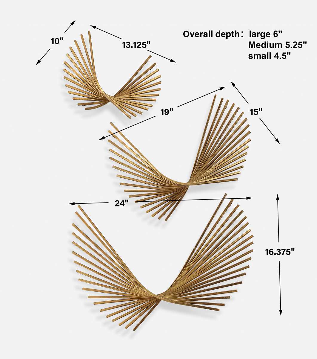 Coreograph Metal Wall Decor, S/3