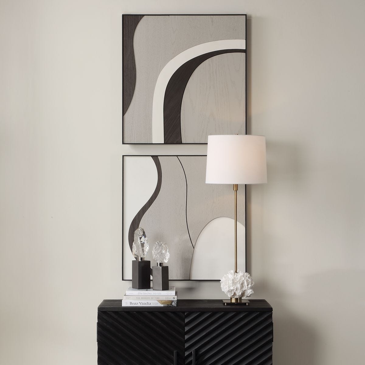 Joel Wood Wall Decor, S/2