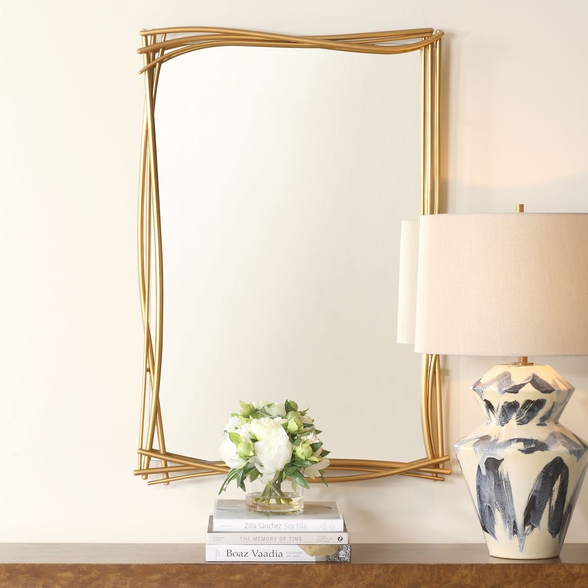 Curved Branches Mirror