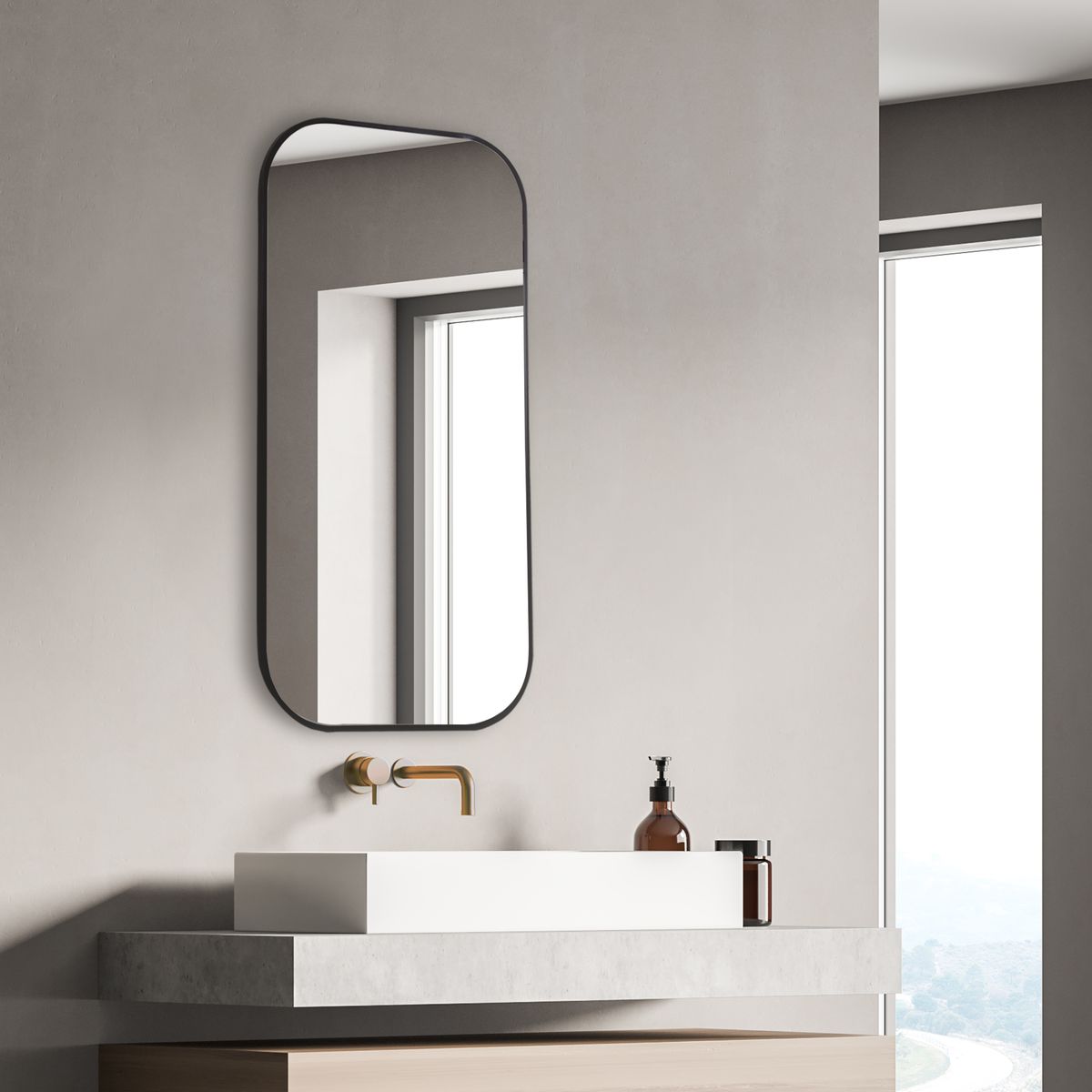 Taft Mirror, Black