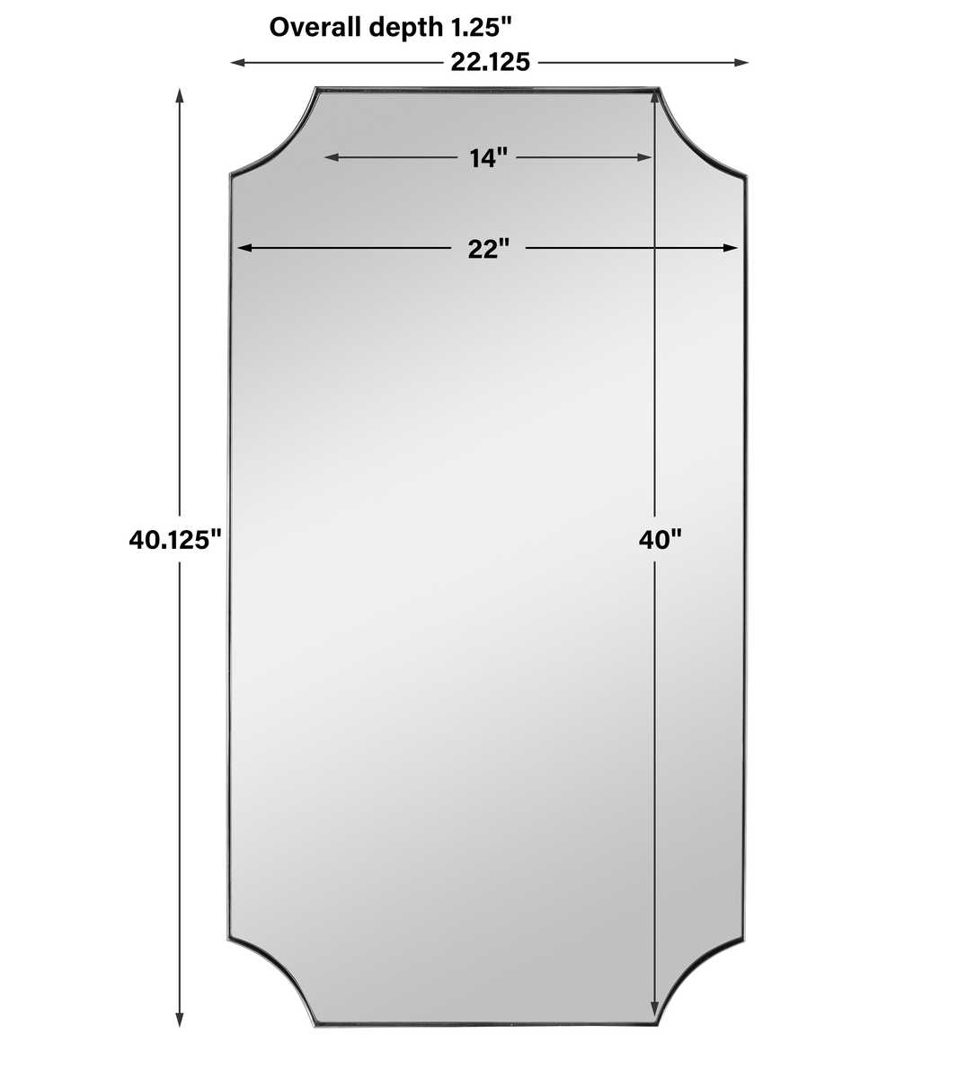 Lennox Mirror, Nickel