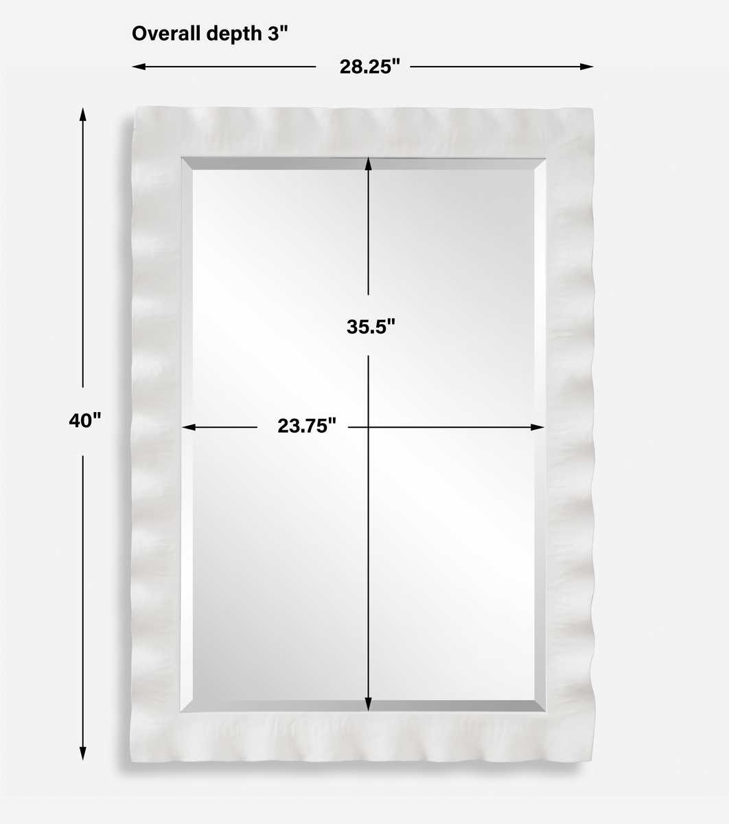 Haya Mirror, White