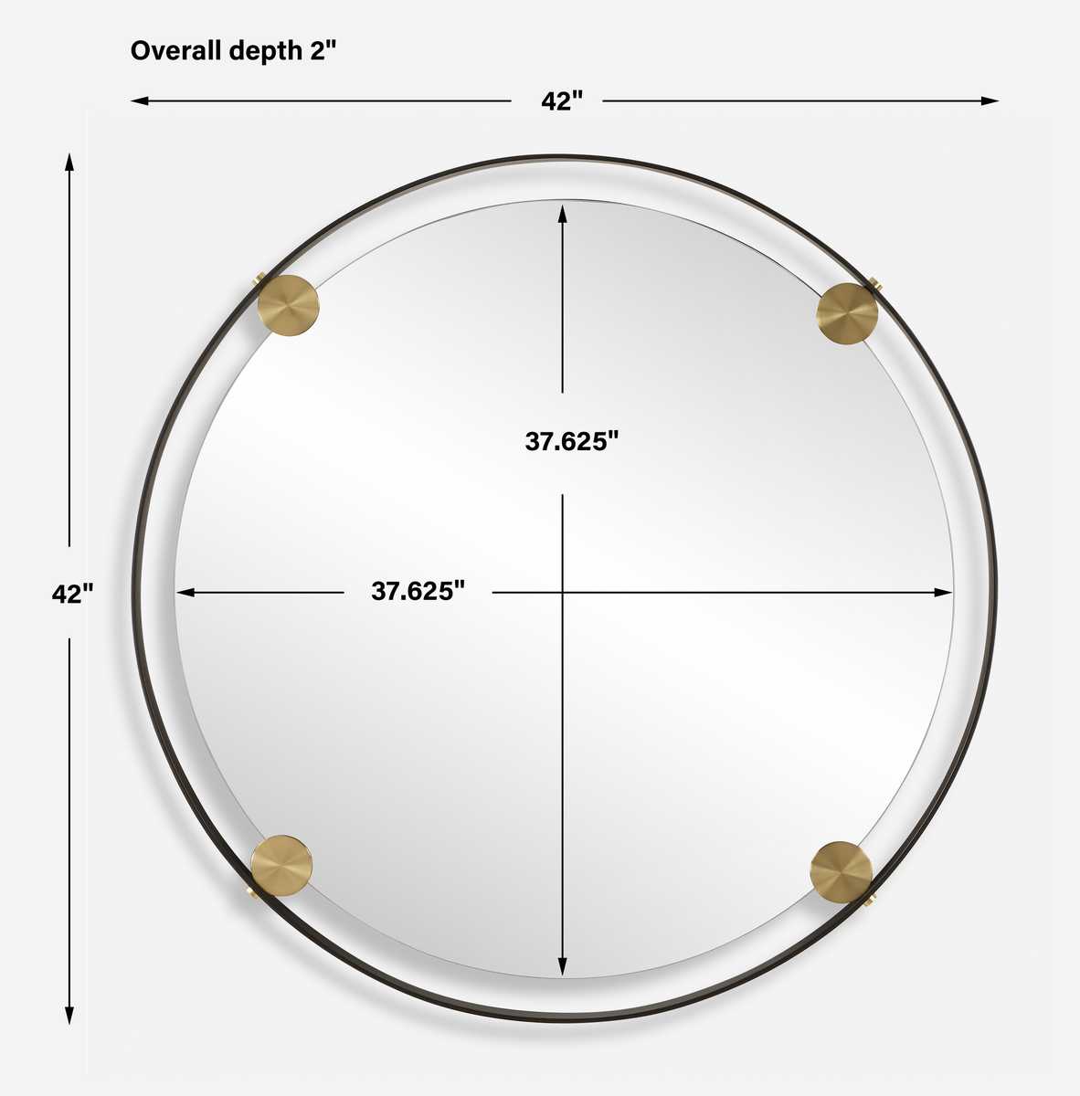 Radius Round Mirror
