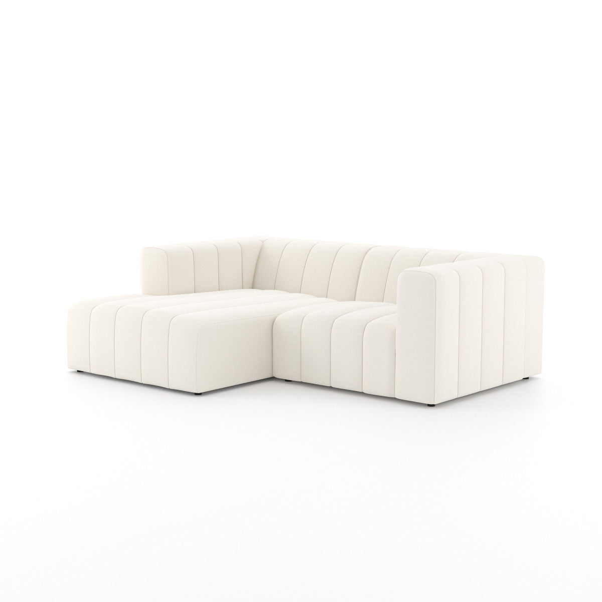 Langham Channeled 2pc Sectional Laf Chaise