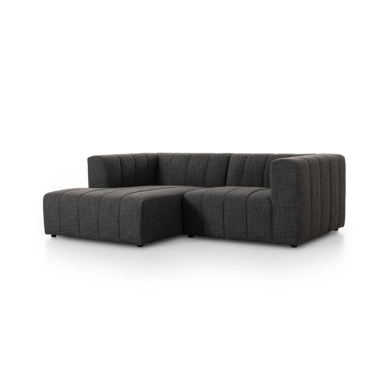 Langham Channeled 2pc Sectional Laf Chaise