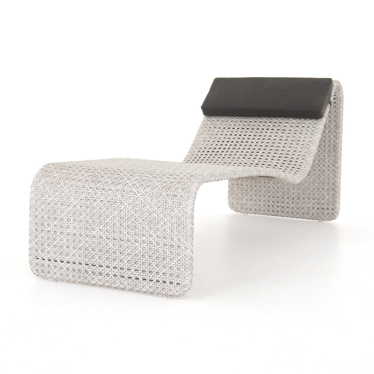 Paige Outdoor Woven Chaise Lounge