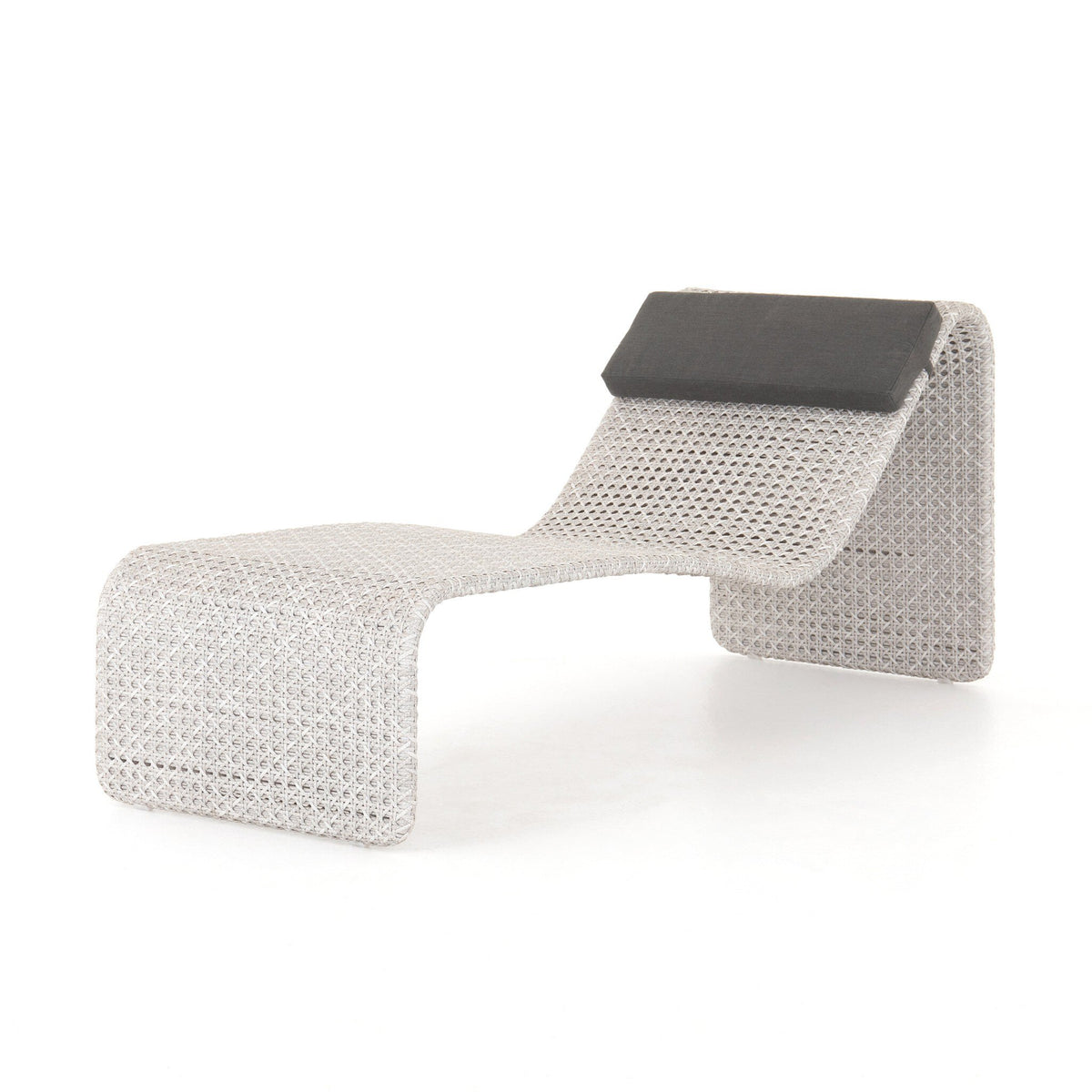 Paige Outdoor Woven Chaise Lounge