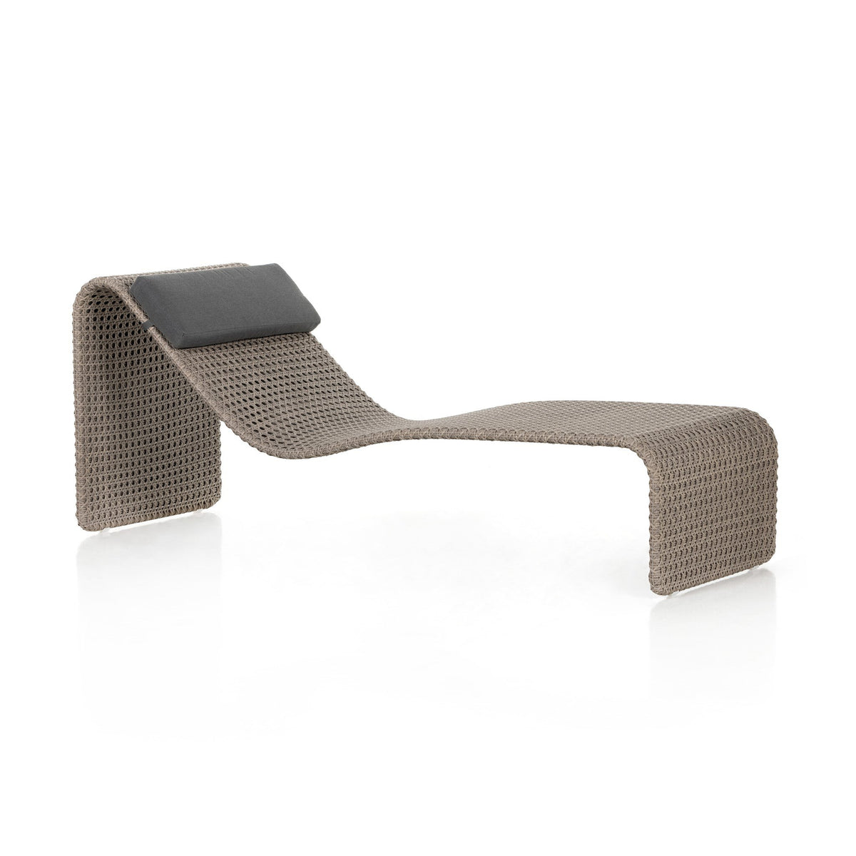 Paige Outdoor Woven Chaise Lounge