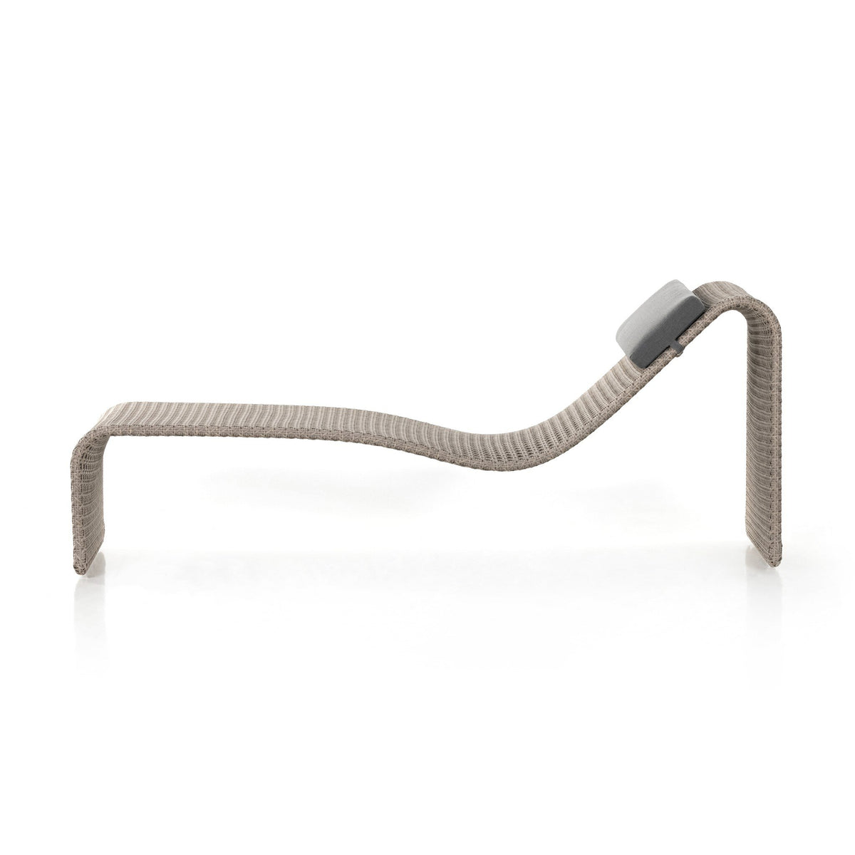 Paige Outdoor Woven Chaise Lounge