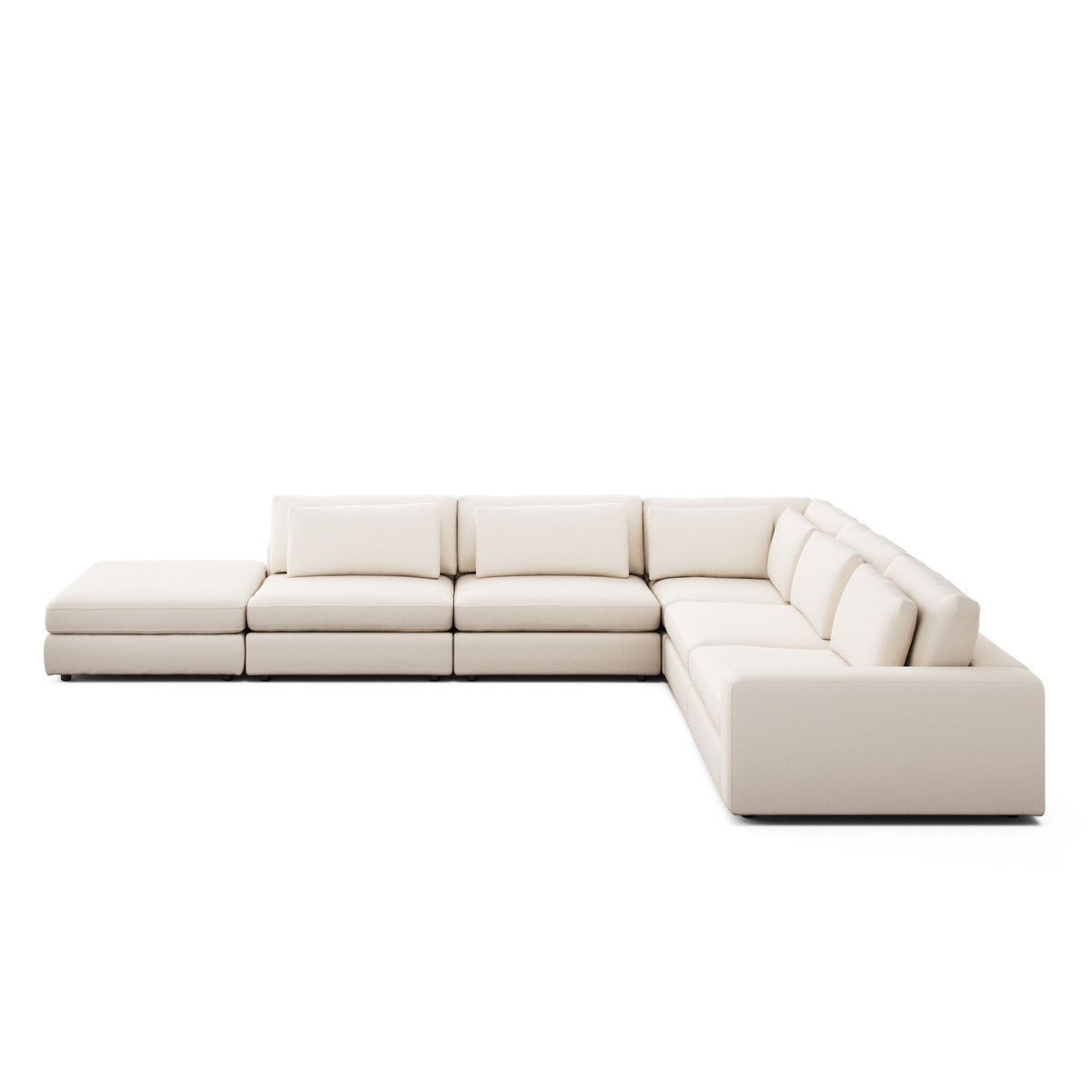 Bloor 5pc Sectional Raf W/ Ottoman