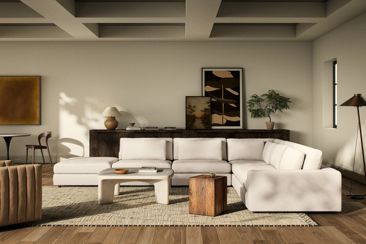Bloor 5pc Sectional Raf W/ Ottoman