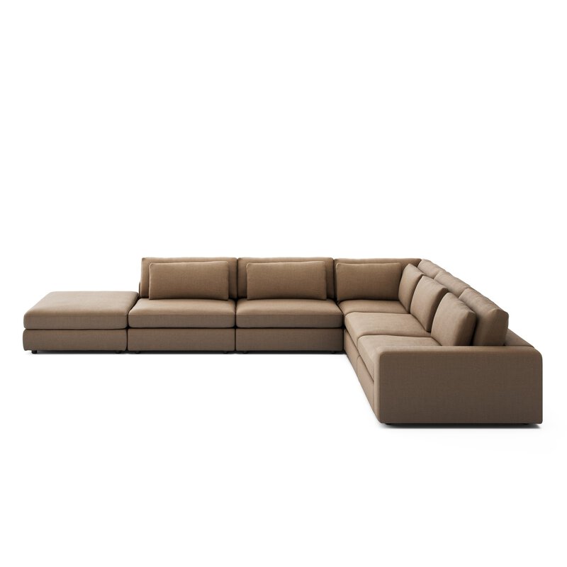 Bloor 5pc Sectional Raf W/ Ottoman