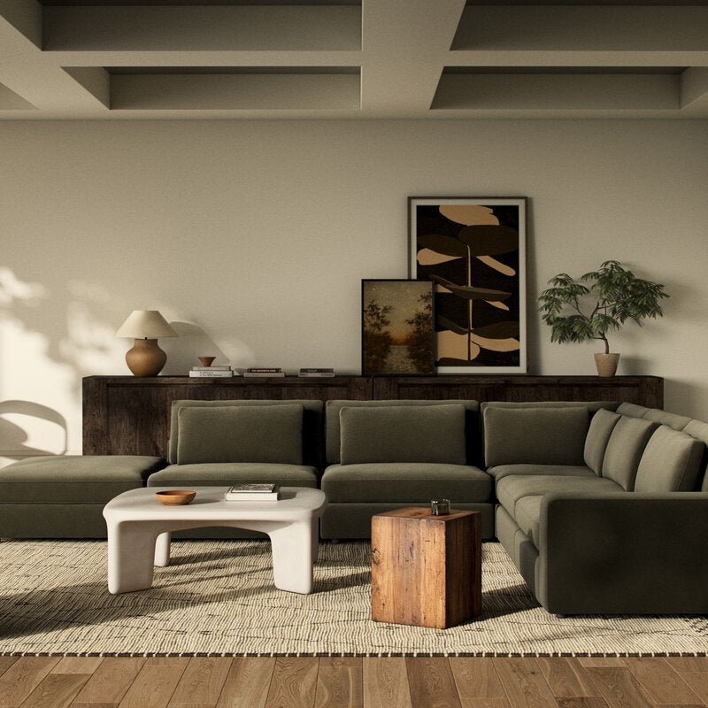 Bloor 5pc Sectional Raf W/ Ottoman