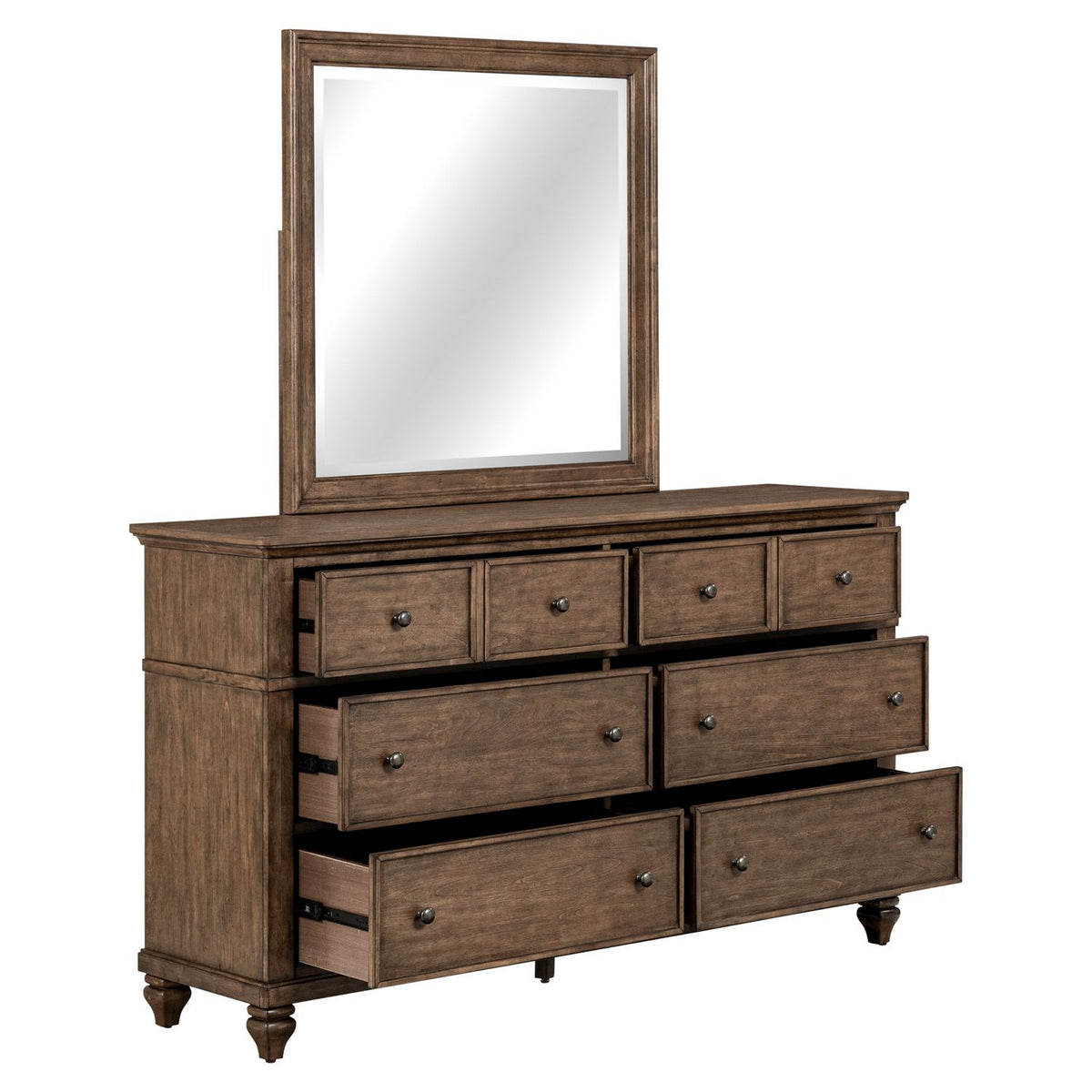 104-BR-DM - Dresser & Mirror - Liberty Furniture